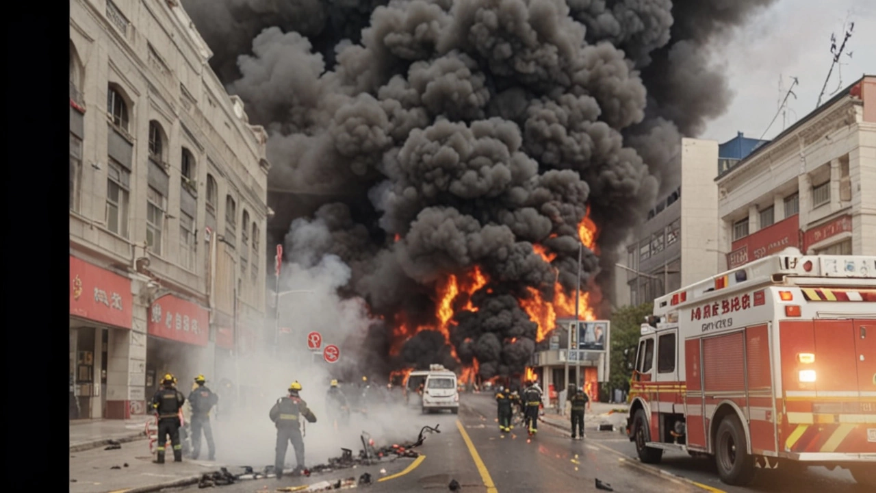 Пожар в торговом центре в Китае унес жизни 16 человек